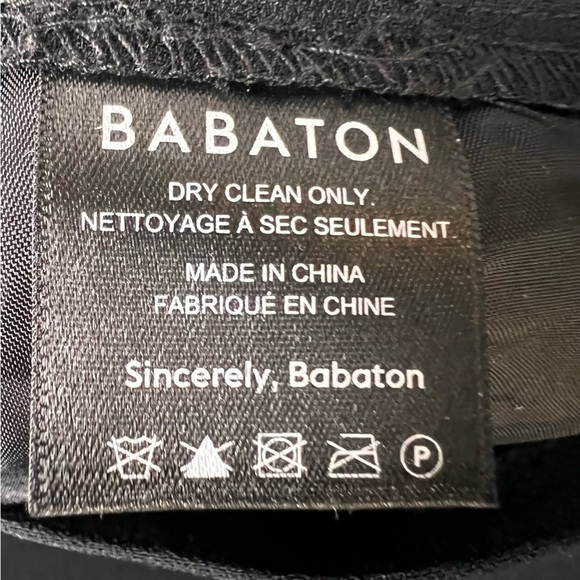Aritzia Babaton Atelier Cohen Black Pant Size 14 - Picture 15 of 15